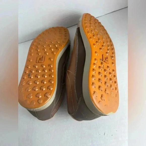 FOOTJOY FJ Contour Golf Casual Shoes Brown Leather-Size:10.5 M - Picture 9 of 9
